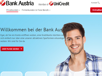 Bank Austria Online Shop