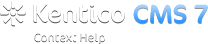 Kentico CMS Help Logo