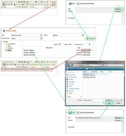 Insertion using old dialogs