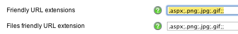 Settings -> URLs and SEO -> Friendly URLs