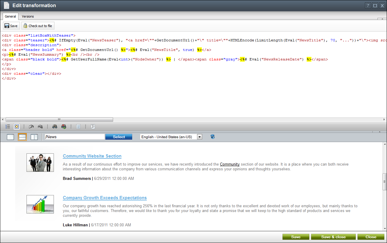 Kentico CMS 7 Design Preview Kentico CMS 7 Design Preview
