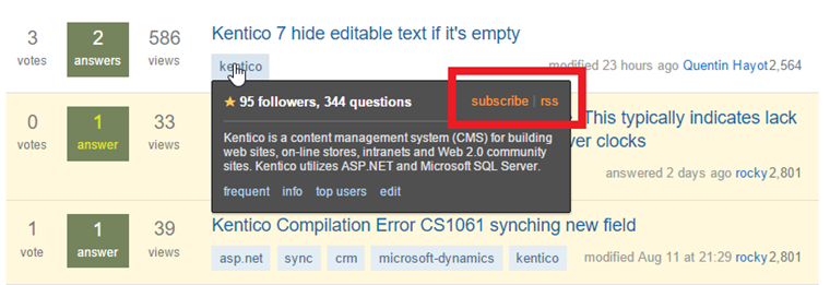 Subscribe on Stack Overflow