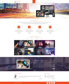 Responsive Template for Digital Agencies preview