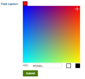 Color picker preview