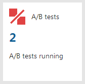 A/B Test live tile