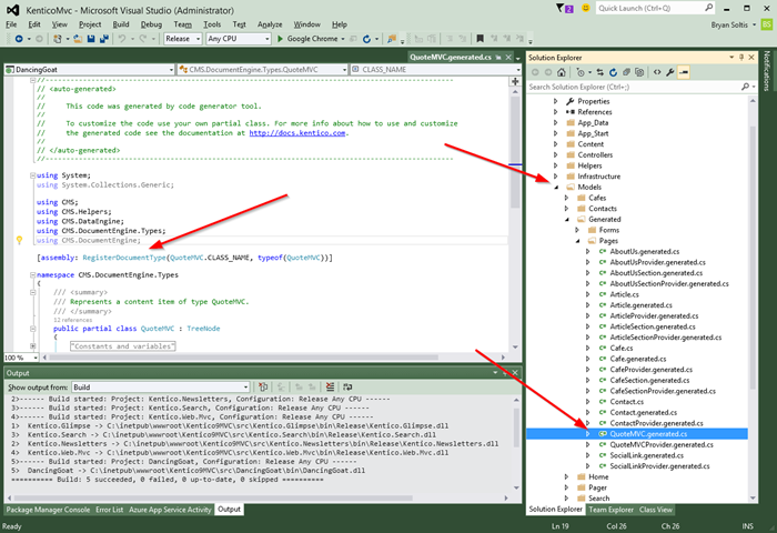 QuoteMVC Generated Files