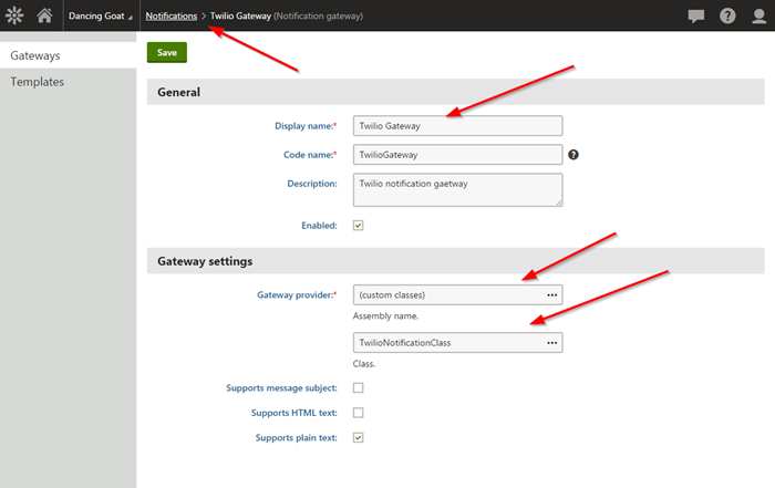 Gateway Registration