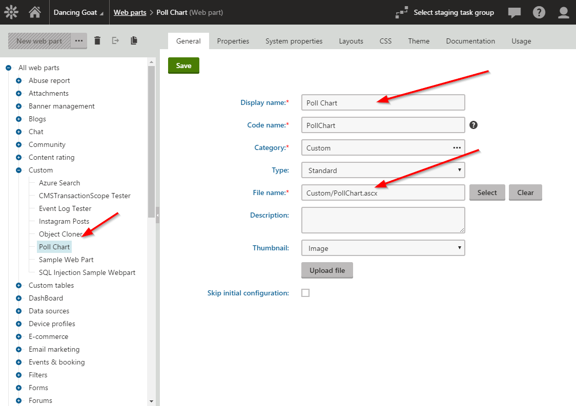 Displaying Poll Results In Kentico