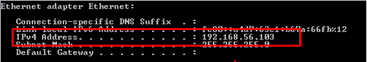 ipconfig command