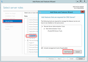 Add DNS server role