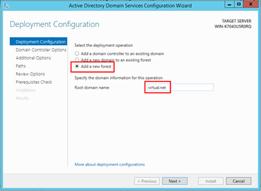 AD FS deployment configuration