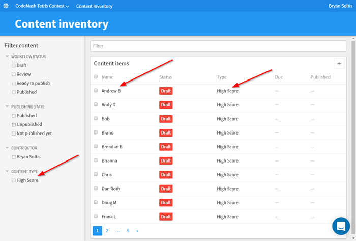 Kentico Cloud Content