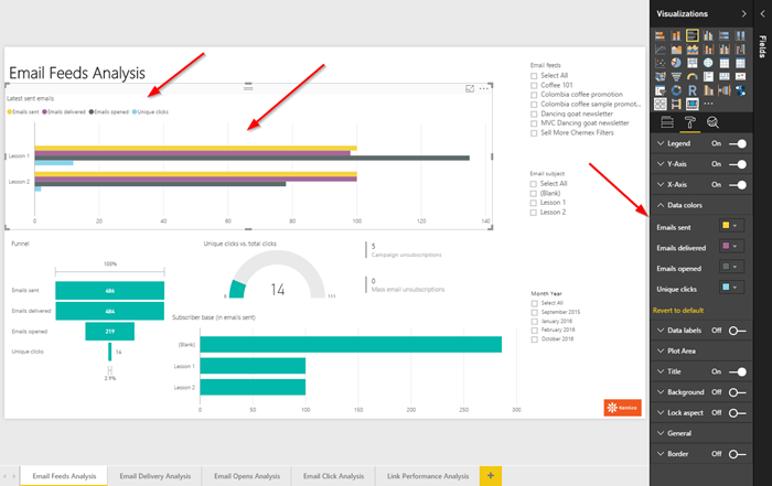 Modify Reports