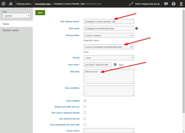 Register task