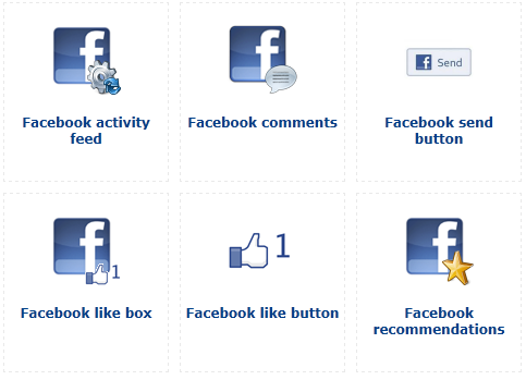 Facebook web parts