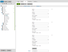 JSON items form control preview