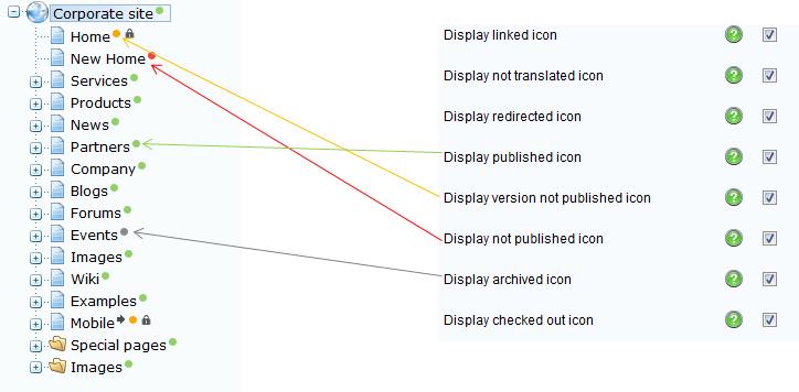 Document Icons